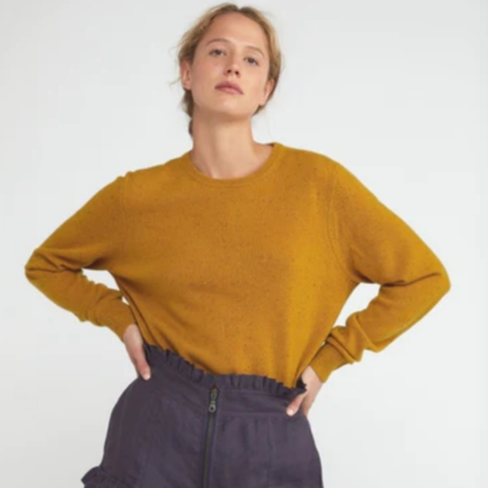 Pink Martini Mustard Sweater